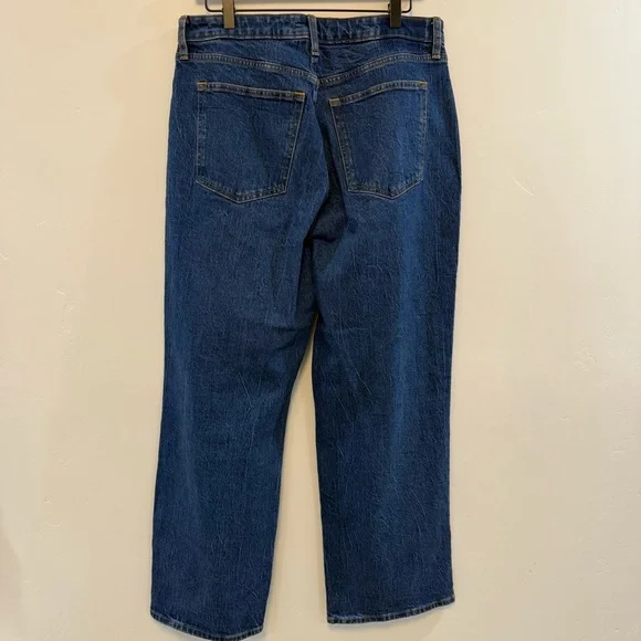 ABEROMBIE & FITCH the 90’s relaxed jean High Rise Indigo Jeans curve love - Picture 6 of 6